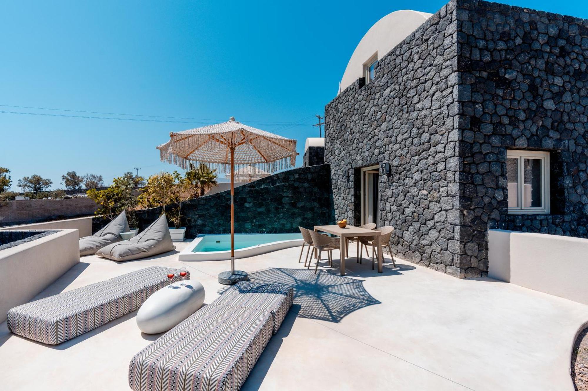 Halo Santorini - Living Experience Villa Karterados  Luaran gambar